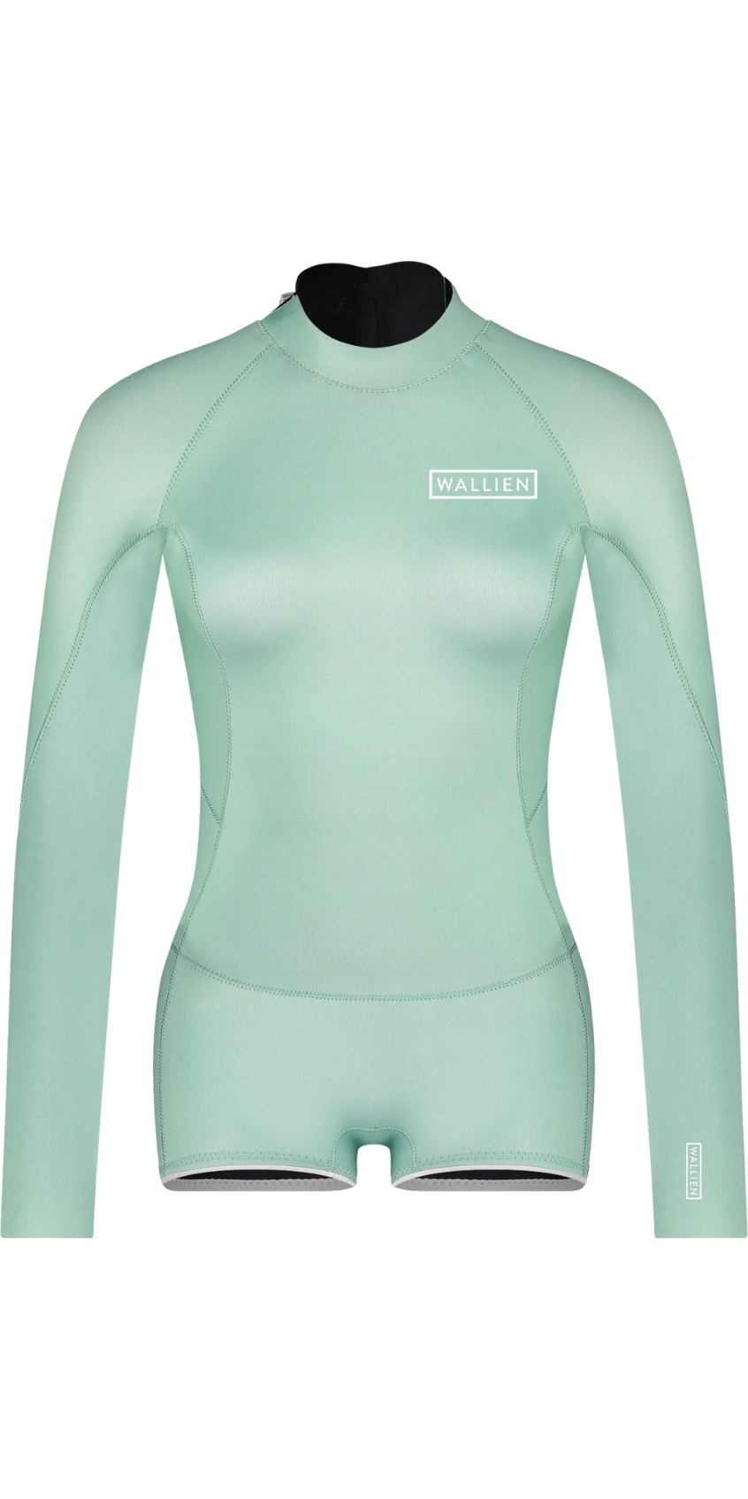Wallien Womens Nikki Van Dijk Boyleg Cut 2mm Back Zip Springsuit US 2